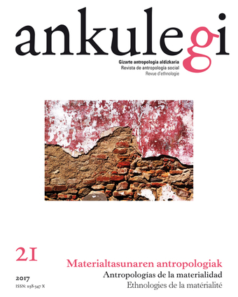 Portada del número 21 de la revista “Ankulegi”.